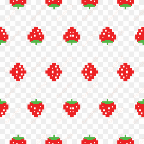 pacman retro video game strawberreis on white wallpaper - illustration