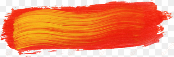 paint brush stroke png download - orange paint brush stroke png