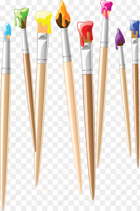 paint brushes clipart paint brushes painting clip art - paint brushes clip art