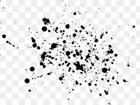 paint splatter splash ink drop splattered - black paint splatter png