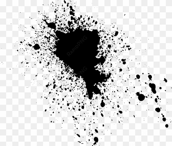 paint splatter splash ink drop splattered, drip silhoue - brush smudge painting png