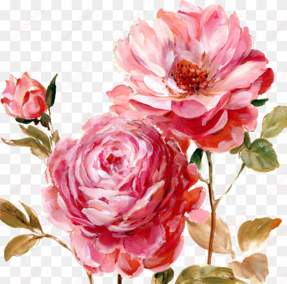 painted flowers png