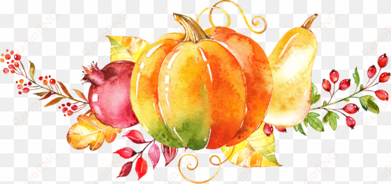 painting autumn clip art hand painted vegetable