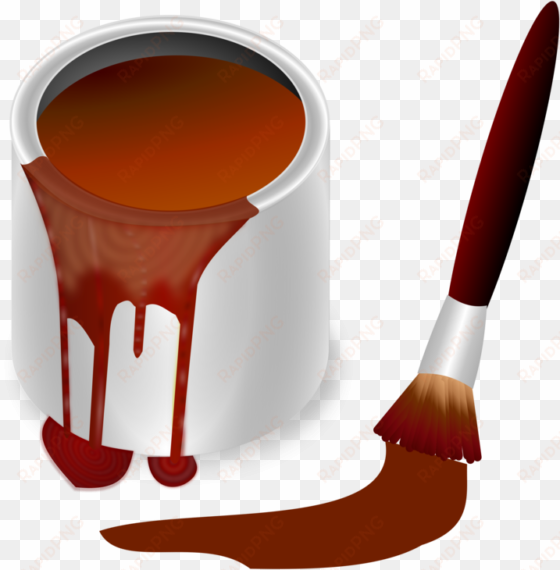 painting blue bucket color - clip art colors