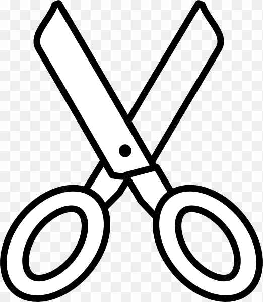 pair clipart gunting - scissors clipart black and white