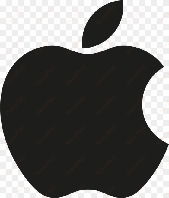 pair of apples outline png - black apple logo png