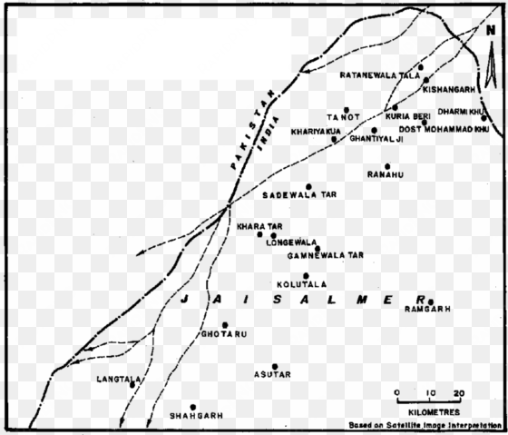 palaeochannels of the saraswati river in western part - jaisalmer district