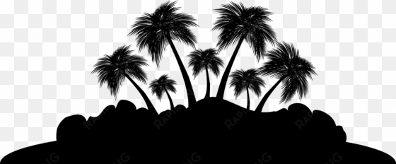 Palm Clip Art Image Gallery Yopriceville View - Island Silhouette Clipart transparent png image