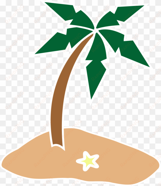 palm tree island clip art images & pictures - island clipart