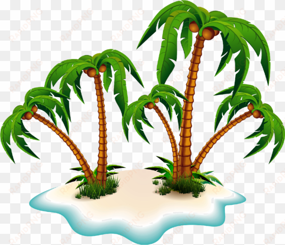 palm tree png clipart - palm tree island clip art png