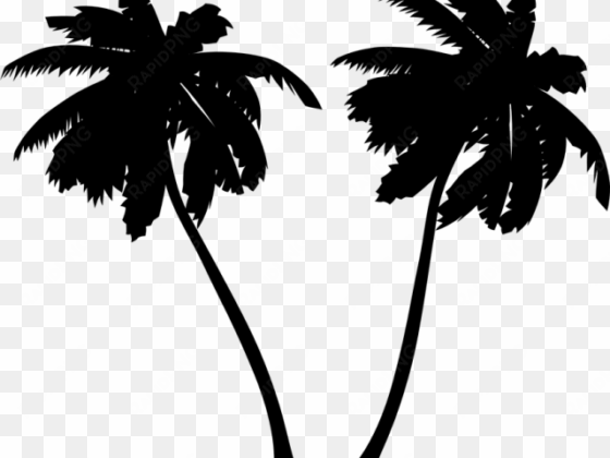 palm tree vector art free - white palm tree clipart