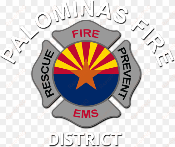 palominas fire district - arizona state flag 100 page lined journal: blank 100