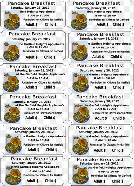pancake breakfast clip art at clker - applebees pancake breakfast tickets