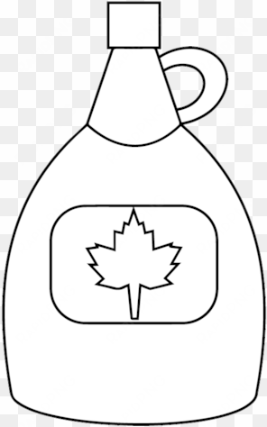 pancake clipart maple syrup bottle - maple syrup