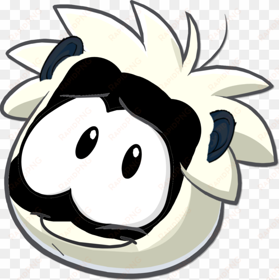 panda puffle - club penguin puffles branco