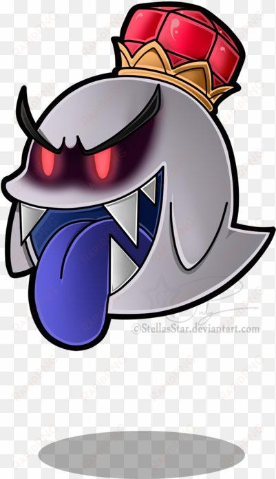 paper king boo by stellasstar on deviantart - king boo paper mario