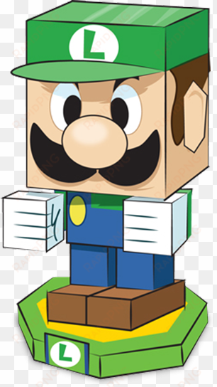 paper luigi - mario and luigi paper jam papercraft luigi