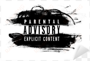 parental advisory label sticker • pixers® • we live - logo of parental advisory