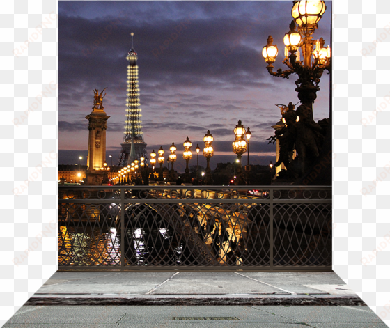 paris bridge with eiffel tower - paris backdrop