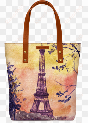 paris watercolor classic tote bag - paris wall tapestry - small: 51" x 60"