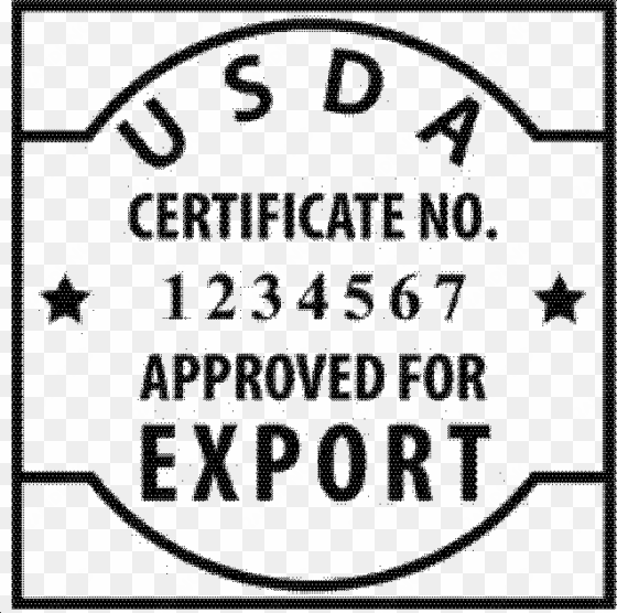 part 312 official marks, devices and certificates - usda certificate approved for export