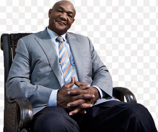 partners - george foreman in a suit