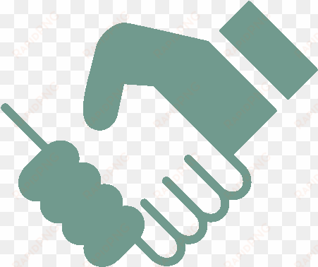 partnership hands - people shaking hands icon