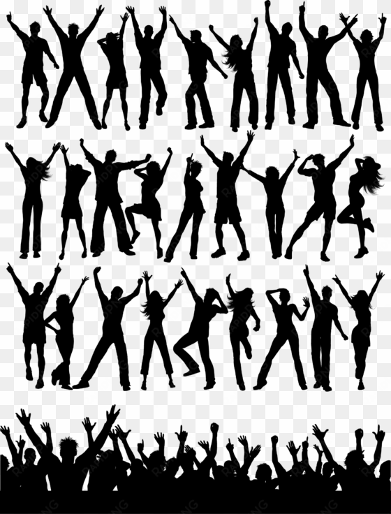 party people silhouettes - party people