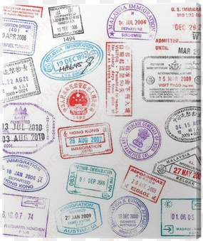 Passport Stamps Png Download - Passport Stamps transparent png image