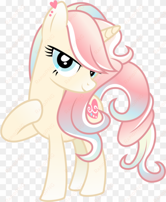 pastel heart sweet - my little pony pastel oc