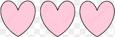 pastel pink hearts for coding - cute love heart transparent