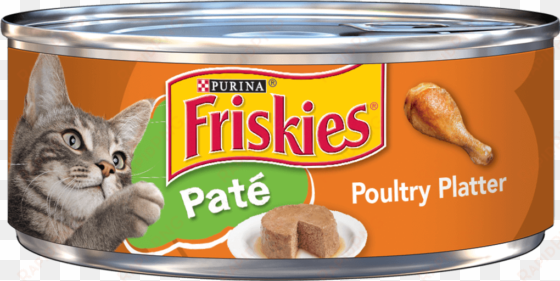 paté poultry platter - friskies flaked tuna wet cat food - 5.5oz