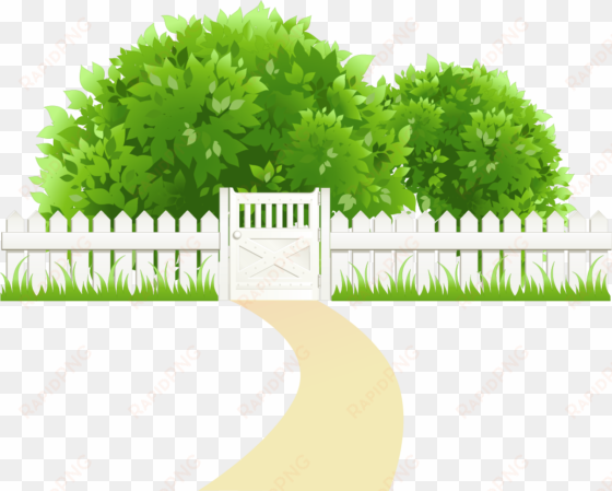 path with fence and trees transparent png clipart - png image tree background