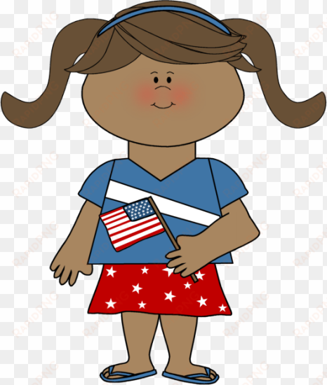 patriotic girl clip art - 1st grade social studies writing