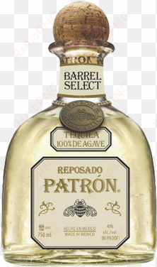 patron, reposado barrel select, mexico - patron reposado tequila - 200 ml bottle