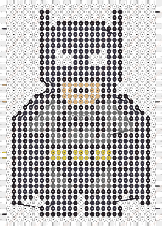 pattern - batman friendship bracelet patterns