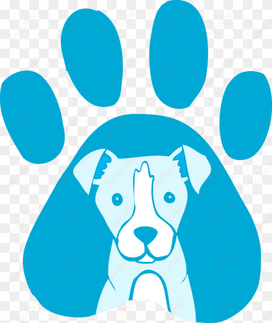 paw and dog 1 colour 3 tone - dog paw cartoon png