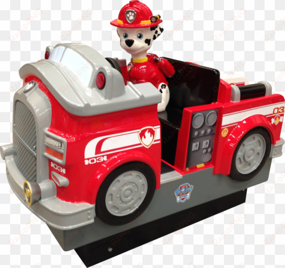 paw patrol fire truck - audi r8