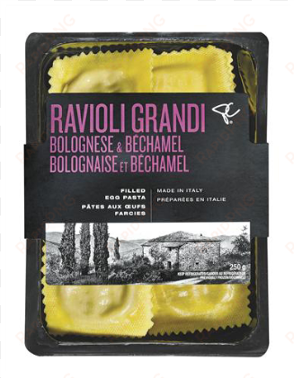 pc® black label ravioli grandi bolognese & béchamel - president's choice black label pasta