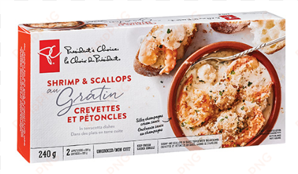 pc® shrimp & scallops au gratin - shrimp