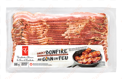 pc smoky bonfire double-smoked bacon - corned beef