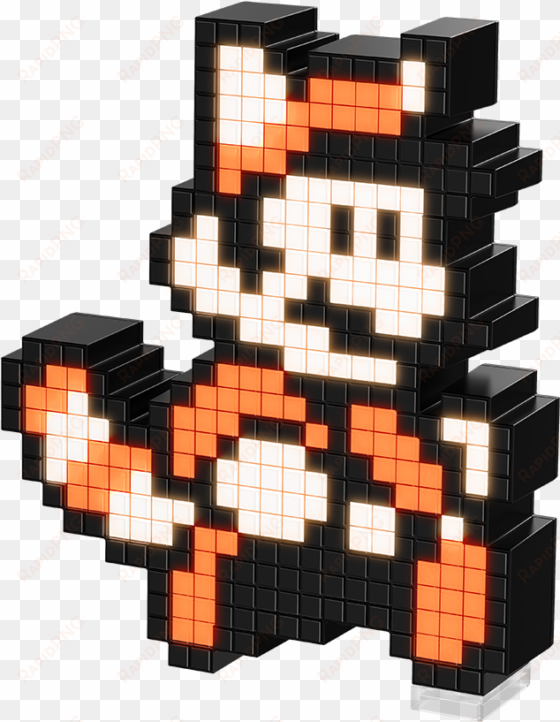 Pdp Pixel Pals - Pdp Pixel Pals - Nintendo - Raccoon Mario transparent png image