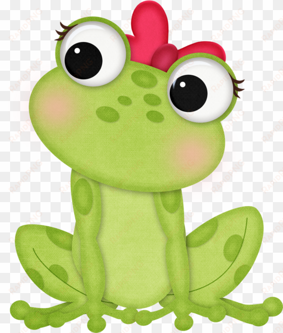 peace love teaching september - cartoon girl frog