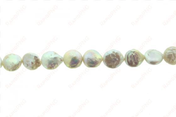 pearl viva coin white string pearl beads - jade