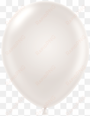 Pearl White Balloons - Balloon transparent png image