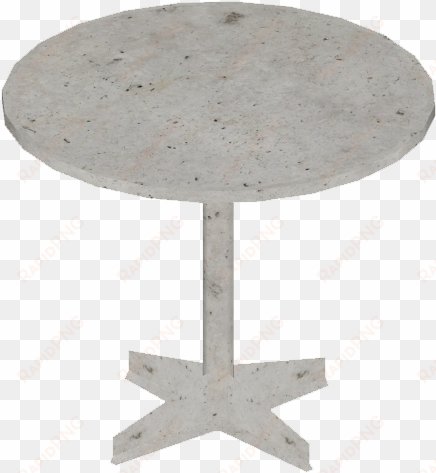 pedestal table - end table