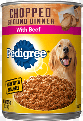 pedigree chopped ground dinner beef - pedigree dog can food