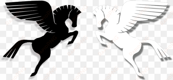 pegasus clipart greek - pegasus pictures in black and white