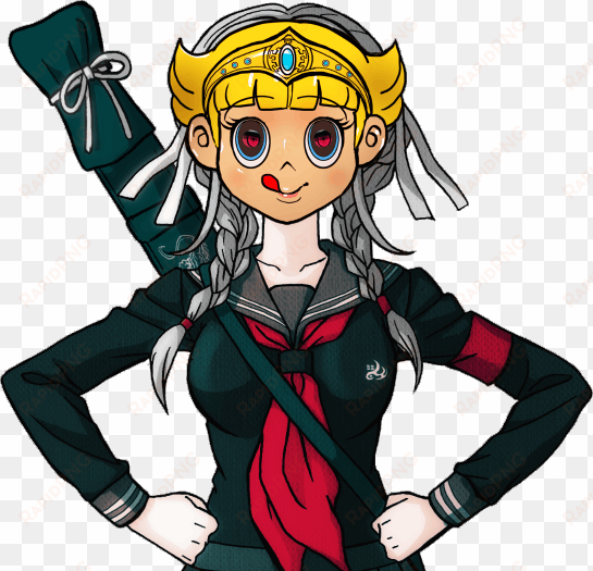 peko pekoyama halfbody sprite (1) - peko pekoyama x fuyuhiko kuzuryuu