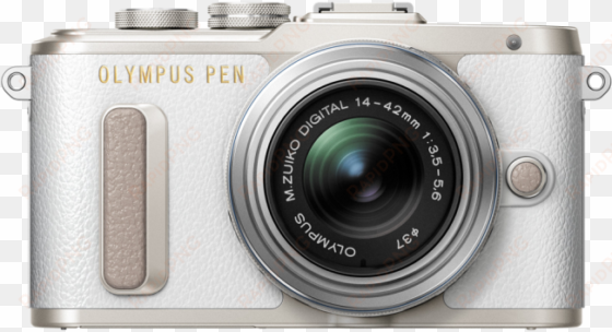 pen e pl8 white body with 14 42mm iir silver lens - olympus pen e pl8 body